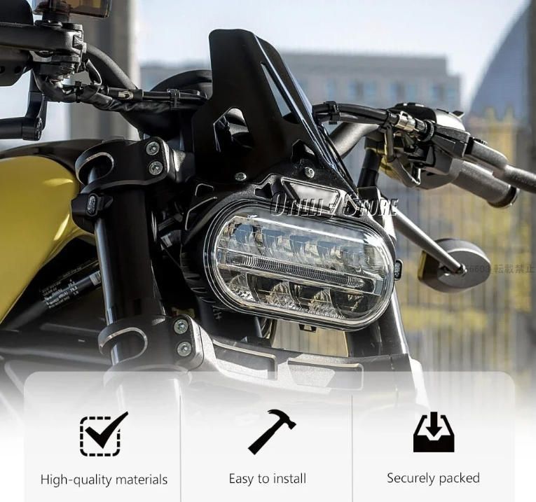 直接受渡 フロントガラス ウインドブレーカー デフレクター シールド Harley ハーレー RH1250S スポーツスターS 2021-2025 プラスチック 来店をご期待!