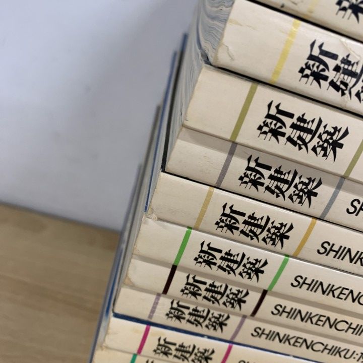 新建築　バックナンバー　まとめ売り □01)【同梱不可】新建築 1995・1996年不揃い2年分 まとめ売り約