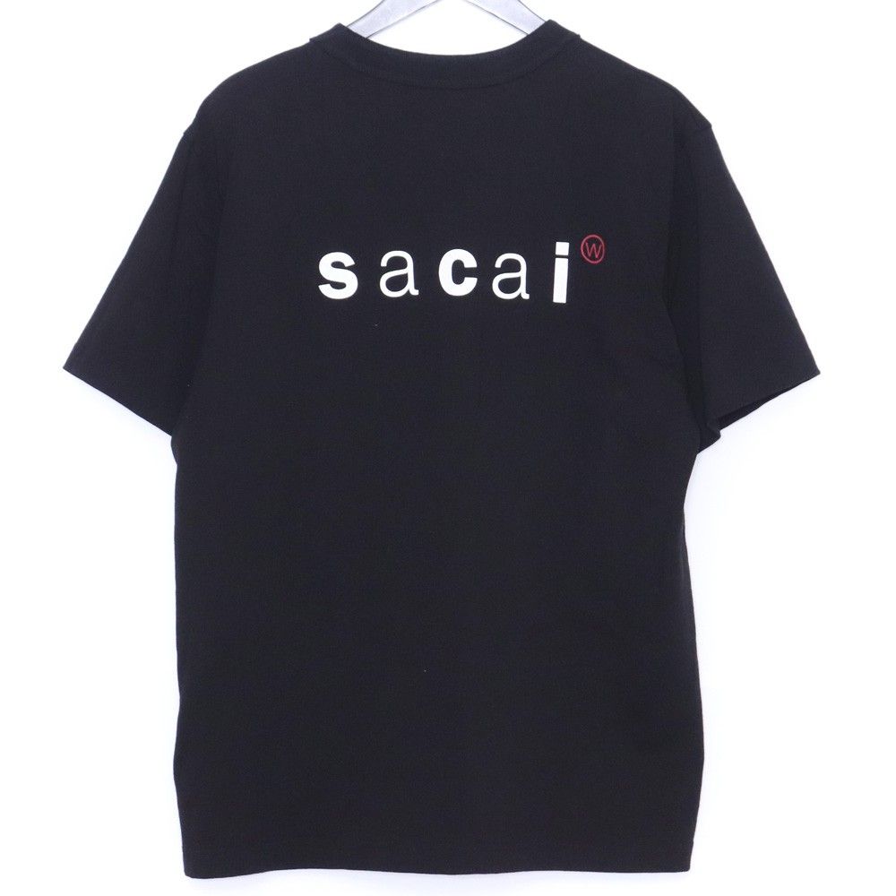 sacai 立体デザイン 半袖Tシャツ 黒 サイズ2 sacai（サカイ）Tシャツ・カットソー 黒 サイズ:2(M位) メンズ