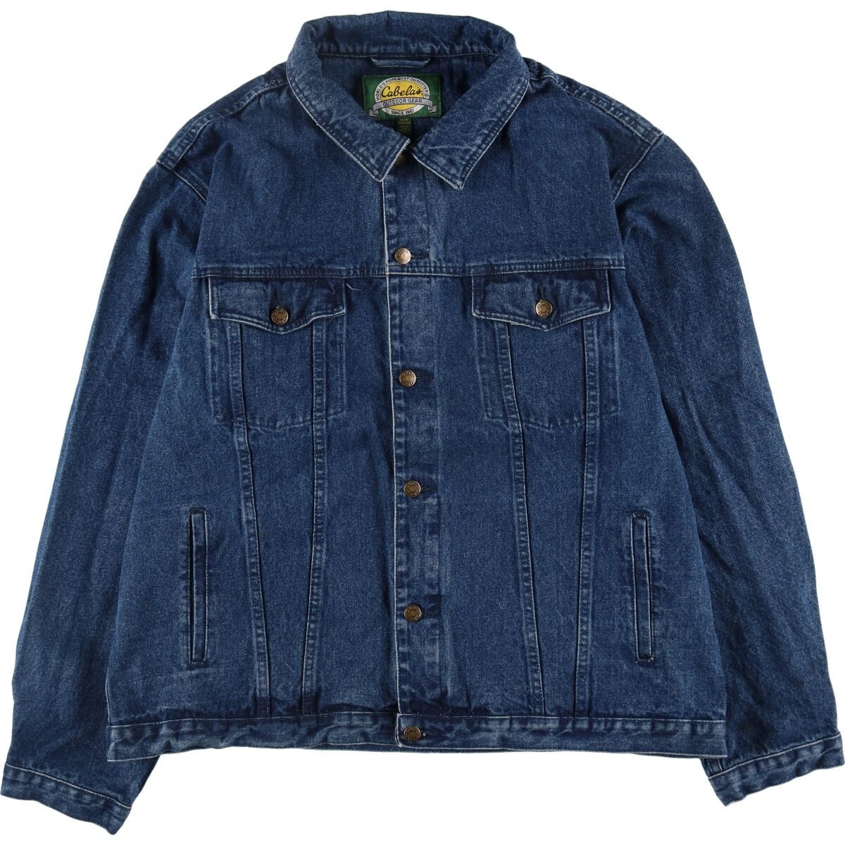 古着 90~00年代 カベラス Cabelas デニムジャケット Gジャン メンズXL 
