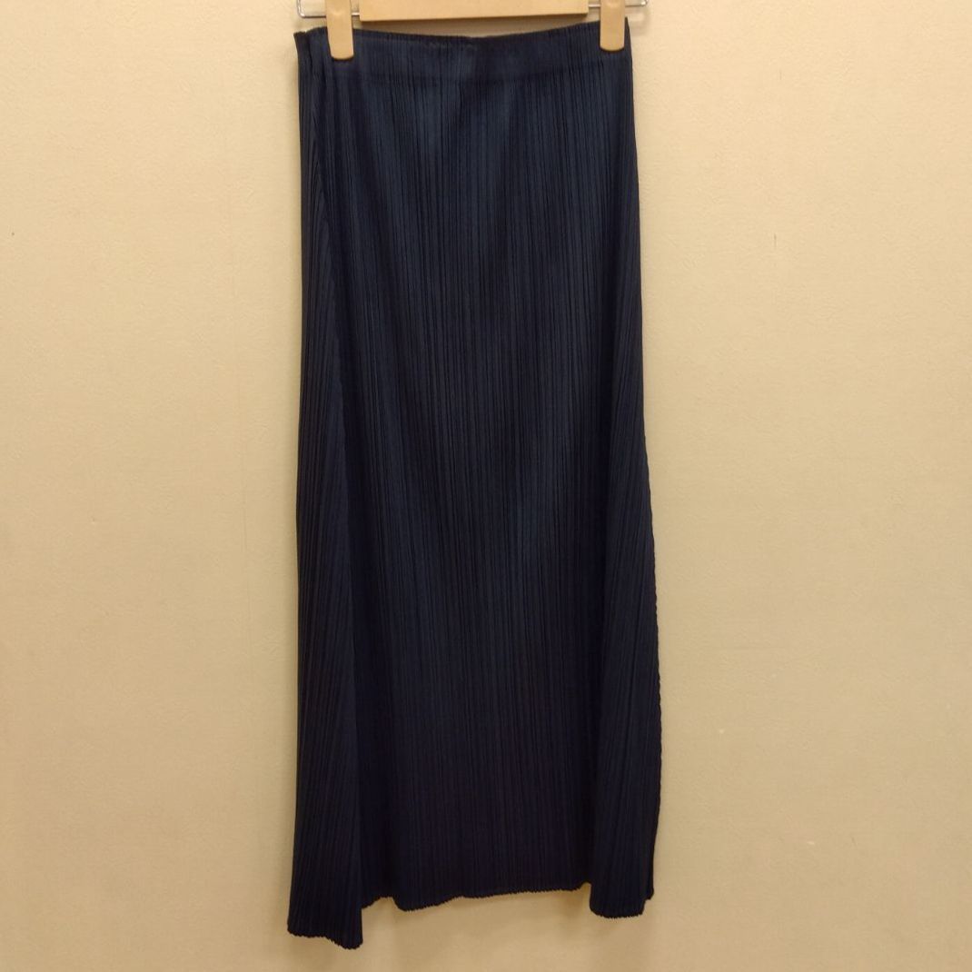 PLEATS PLEASE ネイビー スカート PLEATS PLEASE ISSEY MIYAKE - PLEATS PLEASE ISSEY MIYAKE