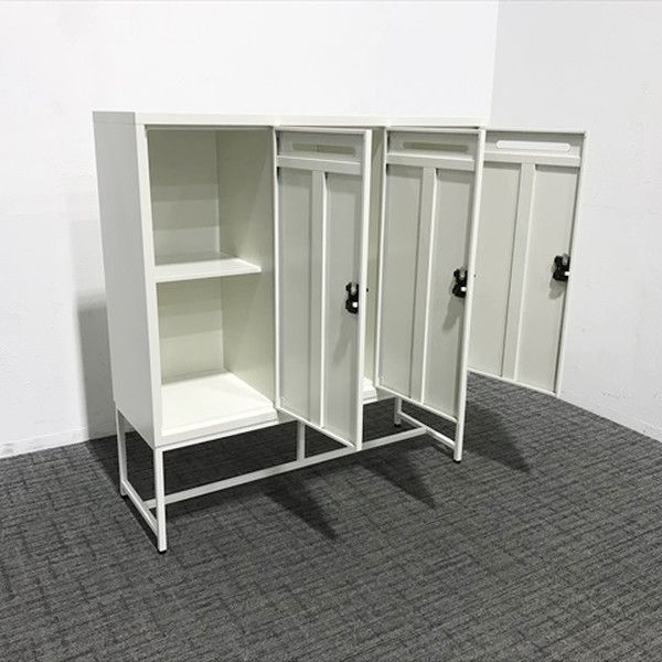 パーソナルロッカー 3人用アスプルンド フレックスウィズ ストレージ ダイヤル錠 ホワイト