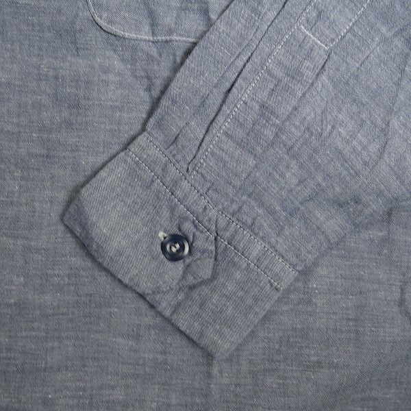 Size【15.5】 At Last ＆ Co アットラスト/BUTCHER PRODUCTS ブッチャープロダクツ SPORTS SHIRT  CHAMBRAY 長袖シャツ 青 【中古品-良い】 20807887 - メルカリ