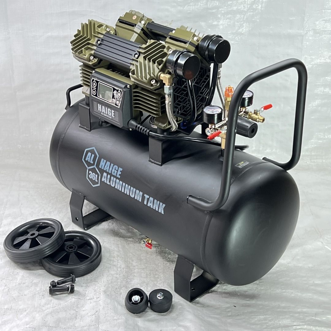エアーコンプレッサー 100V 36L 静音 小型 軽量 HG-DC991AL 647