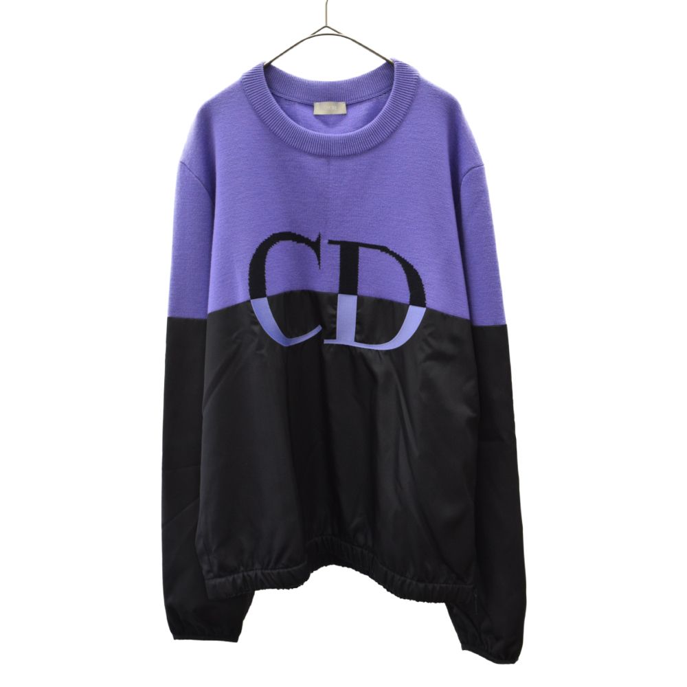 DIOR (ディオール) 21SS 113M620AT188 CDロゴ 素材切替サイドジップ  