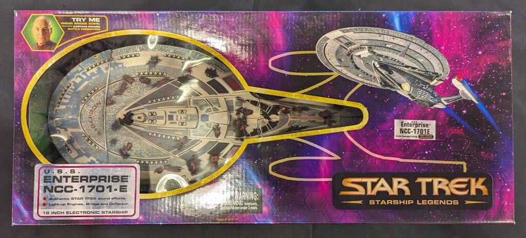 DIAMOND SELECT STARSHIP LEGENDS USS ENTERPRISE NCC1701E BATTLE DAMAGEDver