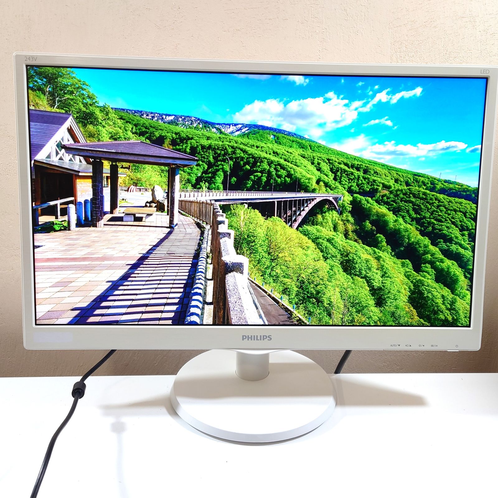 美品】モニター 23.6型 ワイド液晶 HDMI搭載 243V5QHAWA/11 - eco-HAWK