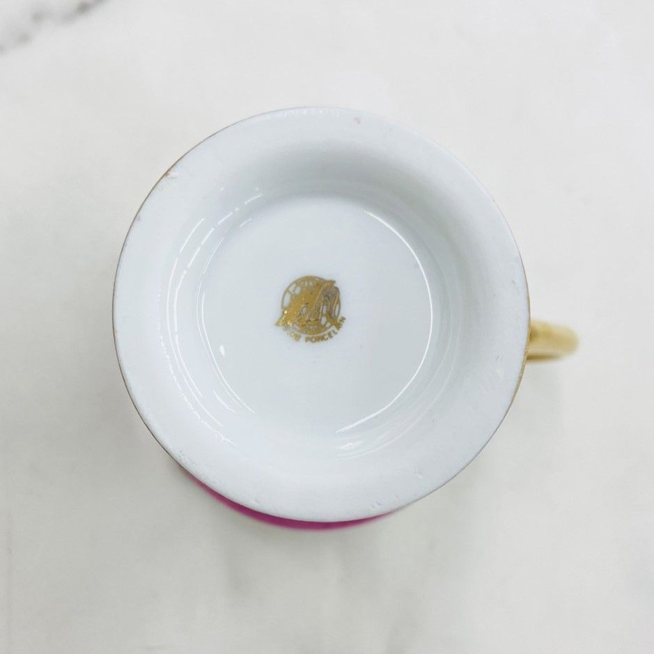 fine porcelain ファインポーセリン カップ＆ソーサー 6客セット 金彩  