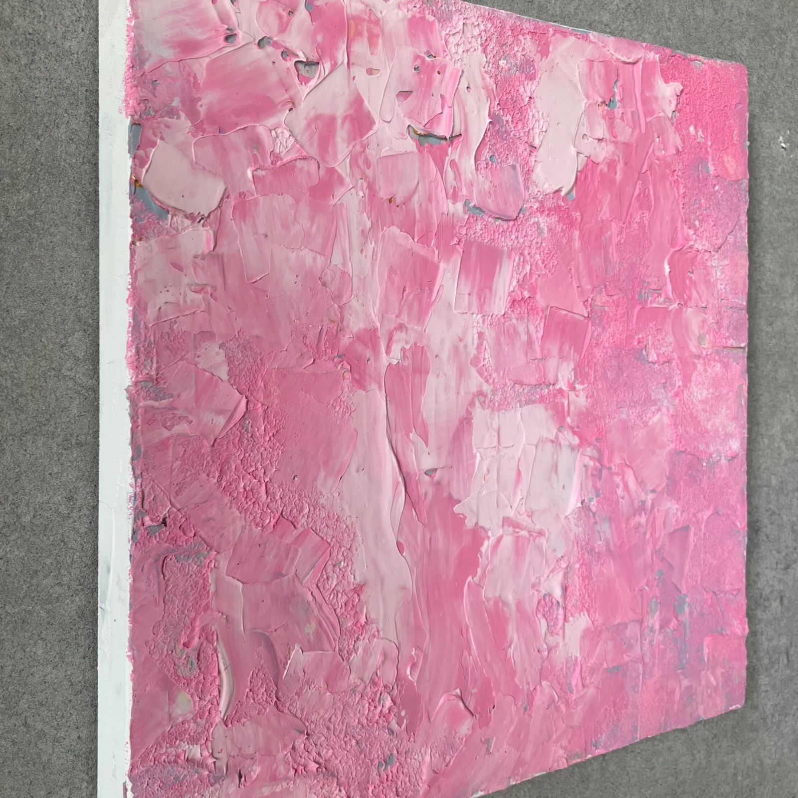 40×40㎝ キャンバス テクスチャーアート ニュアンス 桜の絵 桜 春