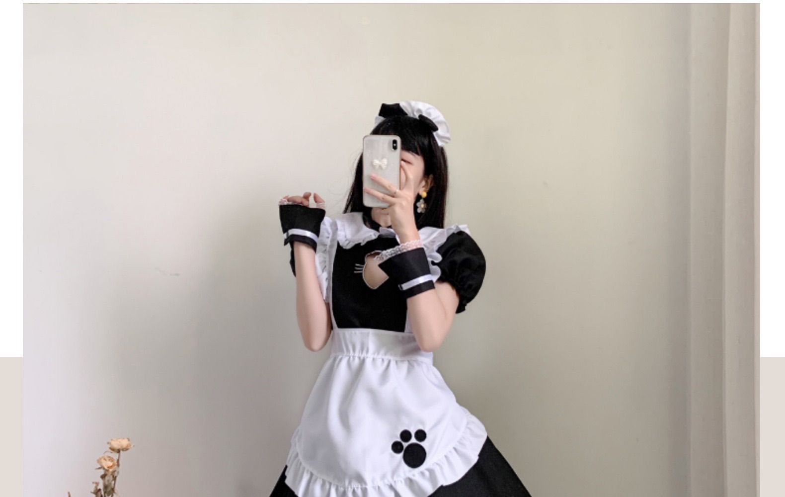 フローラル メイド服 コスプレ衣装 Mサイズ Emily製 - 通販 - www