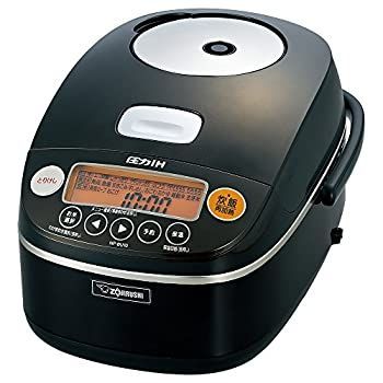 【】 ZOJIRUSHI 象印 圧力IH炊飯器 5.5合 ブラック NP-BU10-BA