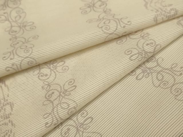 平和屋着物＊夏物 小紋 絽 花間道 洗える着物 AABB8800sx