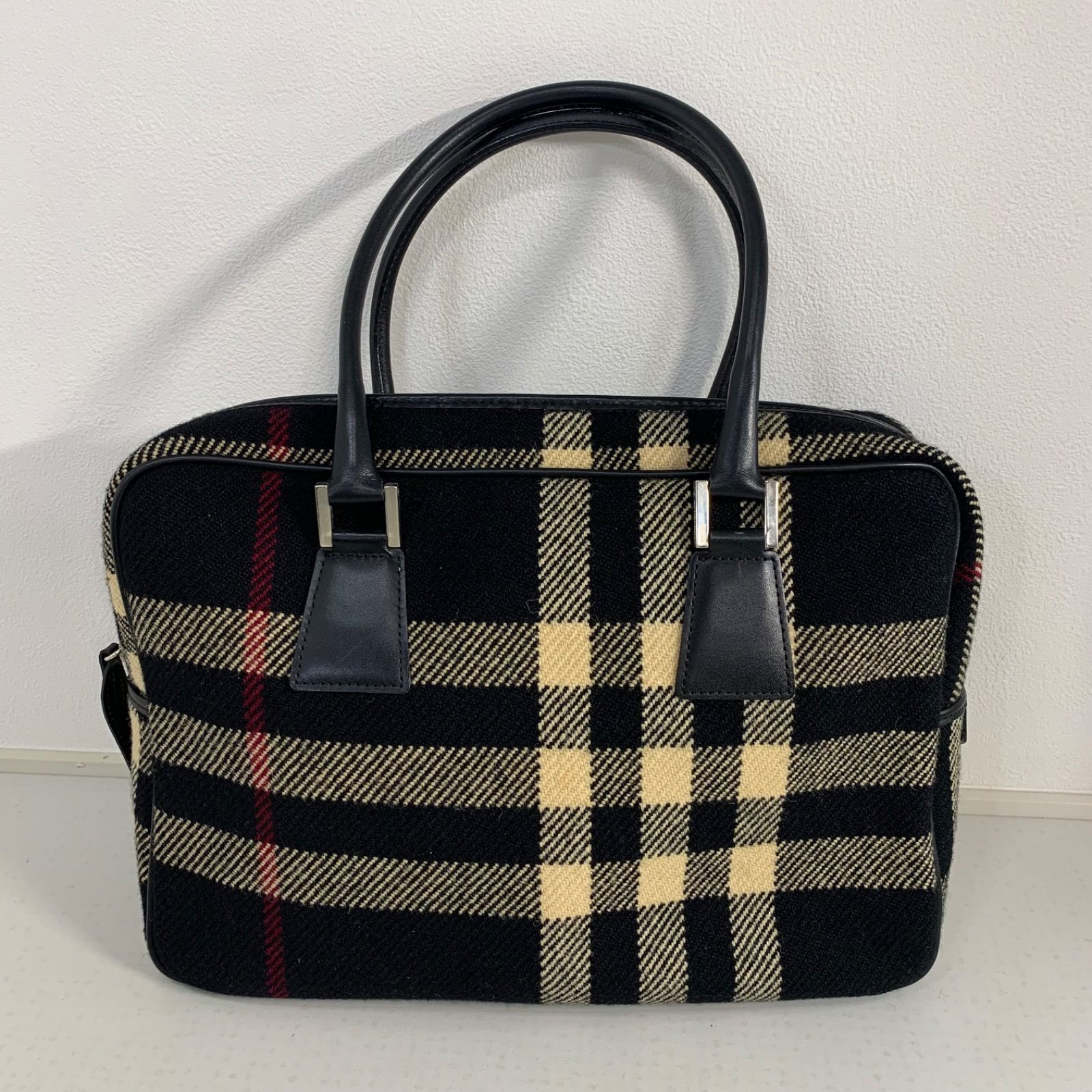 バーバリー BURBERRY チェック柄 ハンドバッグ 肩掛け ショルダー 