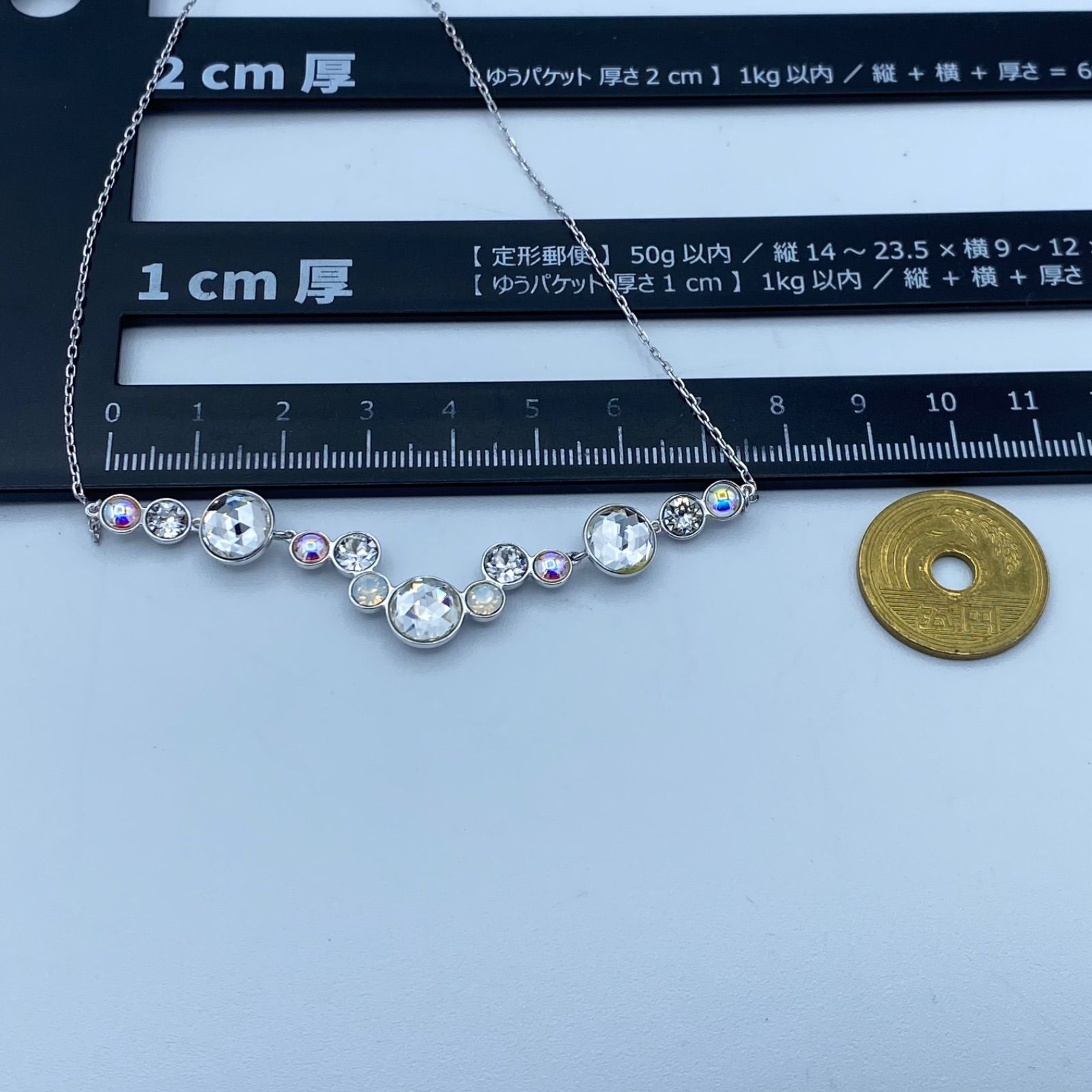 超美品》 スワロフスキー Vanda ネックレス クリア系×シルバー