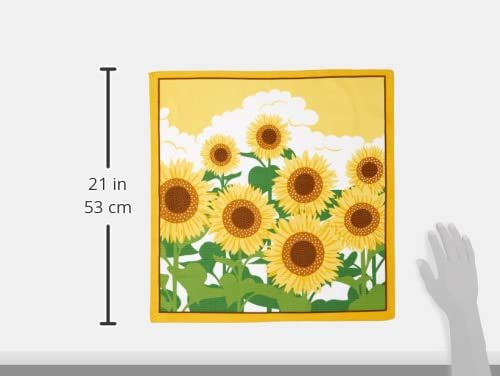 数量 前田染工 花景色 小風呂敷 向日葵