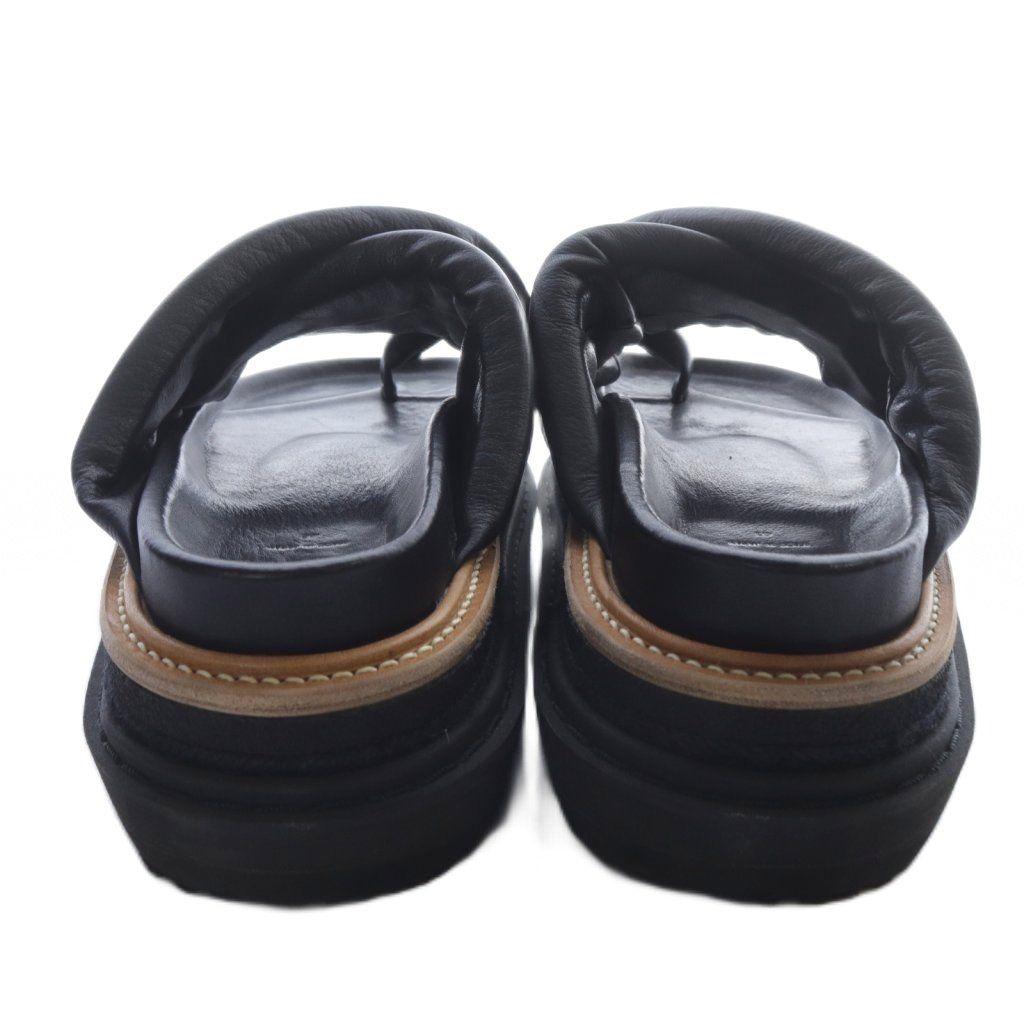 サカイ sacai Multiple Sole サンダル レザー 41 黒 SCM-089 KIN-KAAI_COM