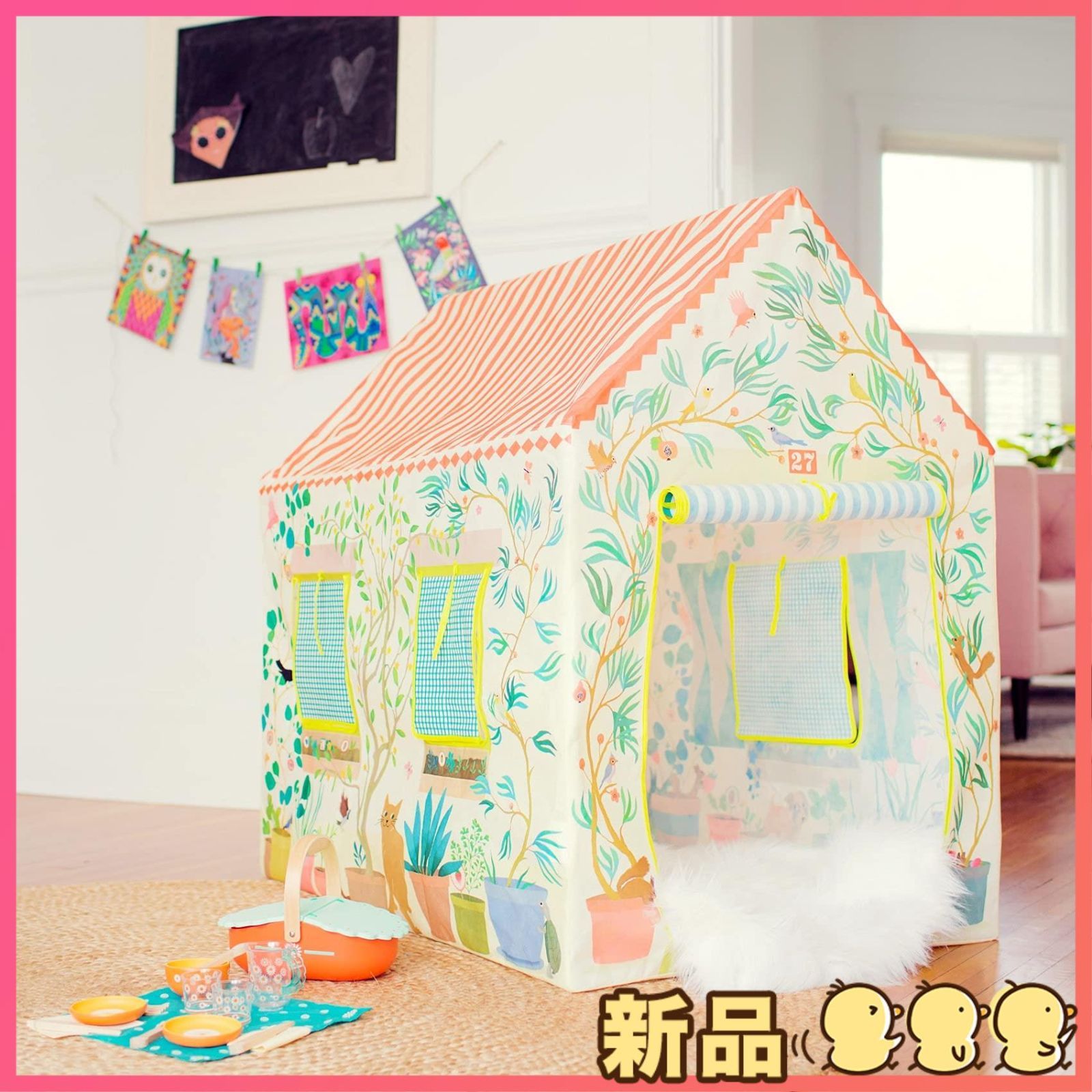 ☆新品☆DJECO ジェコ プレイハウス テント キッズテント 子ども 室内  