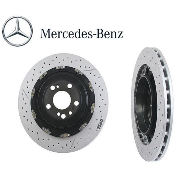 正規BREMBO製 メルセデスベンツ ベンツ リヤ ブレーキローター 左右 SET SLクラス R230 SL65 AMG 2304231412 リア ディスクローター ローター 2枚 ブレンボ