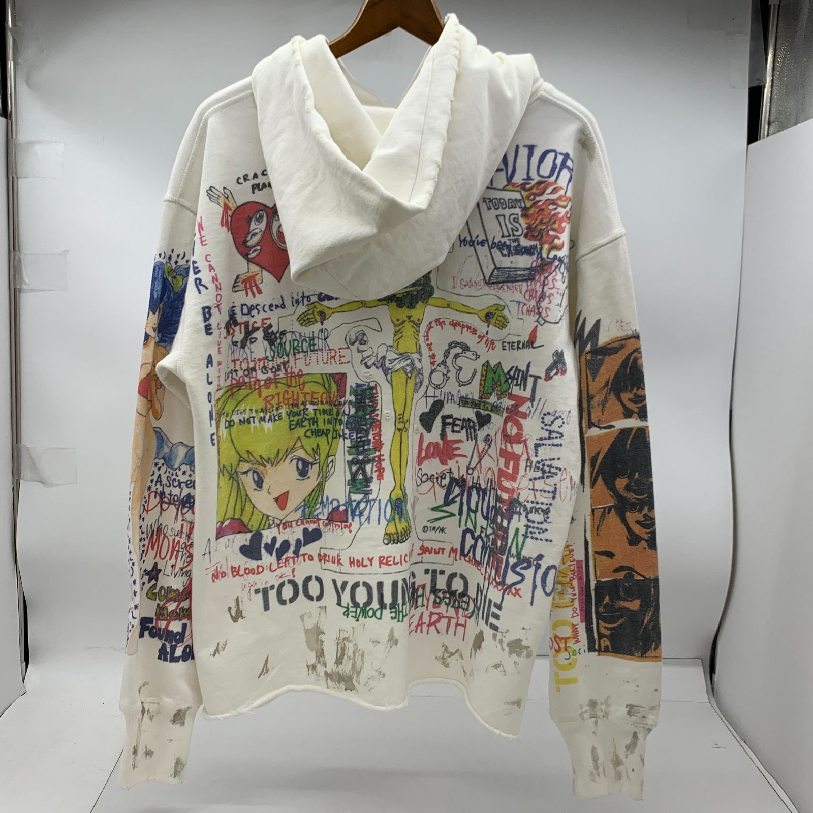 SAINT 村上隆 グラフィティプルオーバーパーカー XL 04m1993