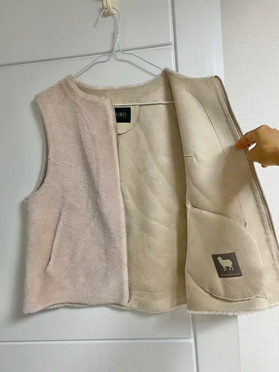 ウールコレクション ウール ジップアップ ベスト