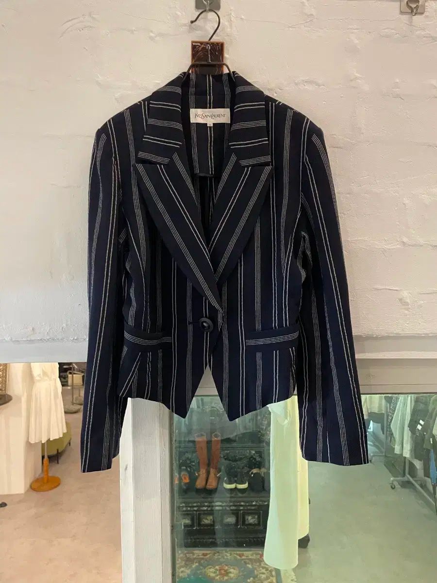 YSL ピンストライプ ブレザー 34