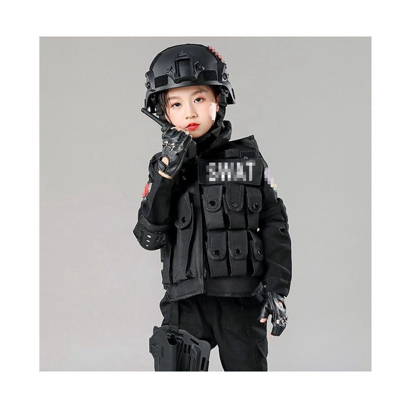 送料無料 ハロウィン 衣装 子供 コスプレ SWAT キッズ ボーイ