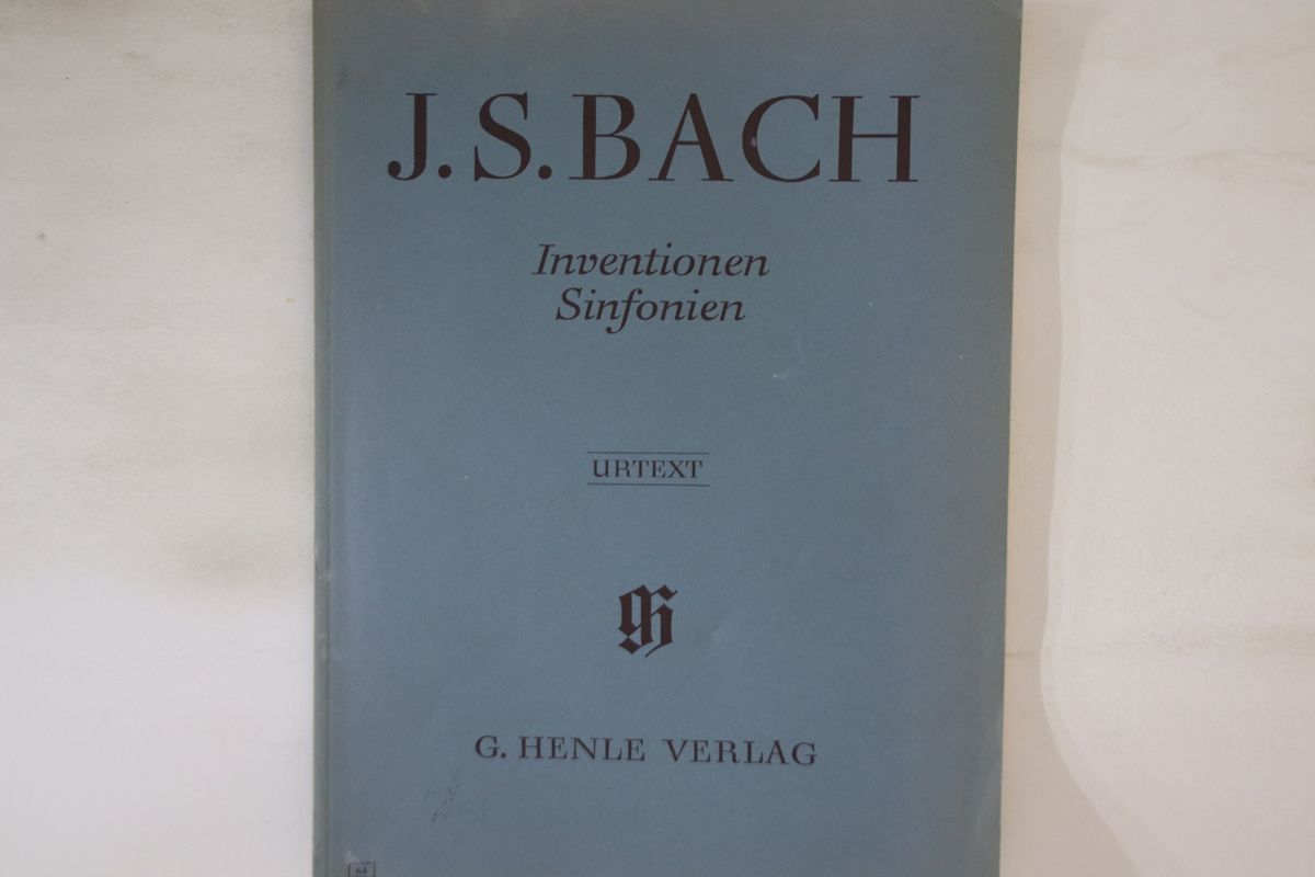 輸入BOOKS Score J.s..bach Inventionen Und Sinfonien G.henle Verlag BACHBANDSCORE URTEXT /00300 Amazon.com: J.S. Bach: Inventions and Sinfonias BWV 772–801