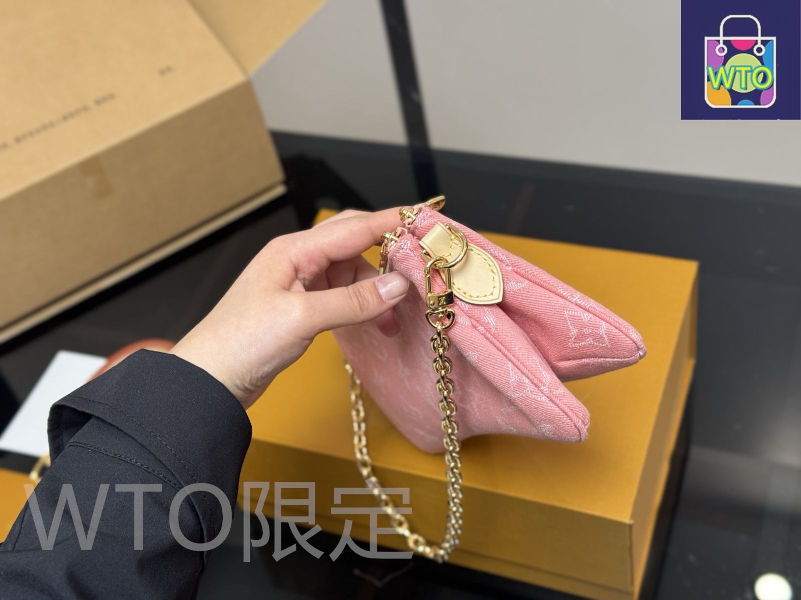 今日WTO】Louis Vuitton Denim Mahjong Bag（ツーショルダー