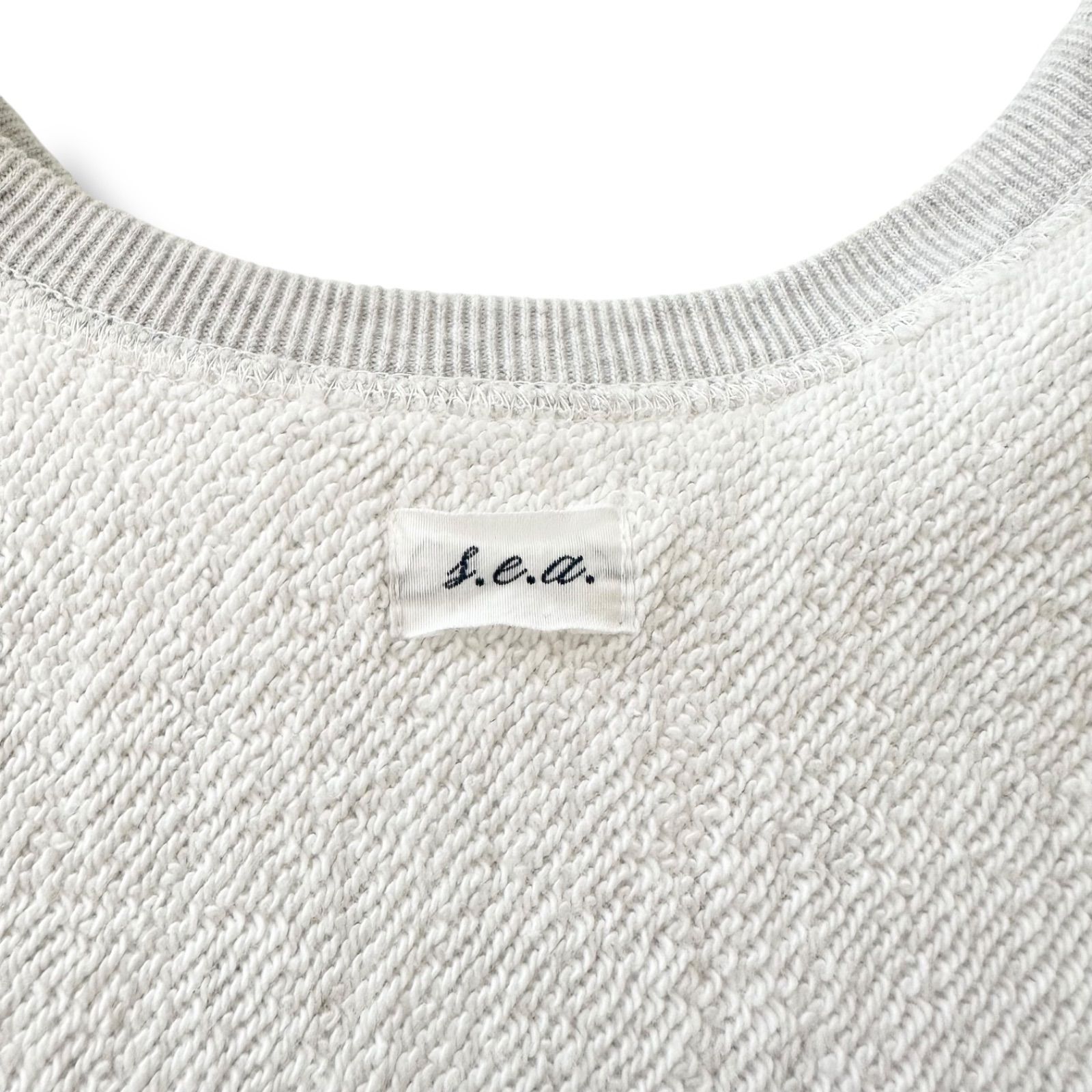 美品】SEA VINTAGE 70's ノースリーブ スウェットシャツ ICEGRAY