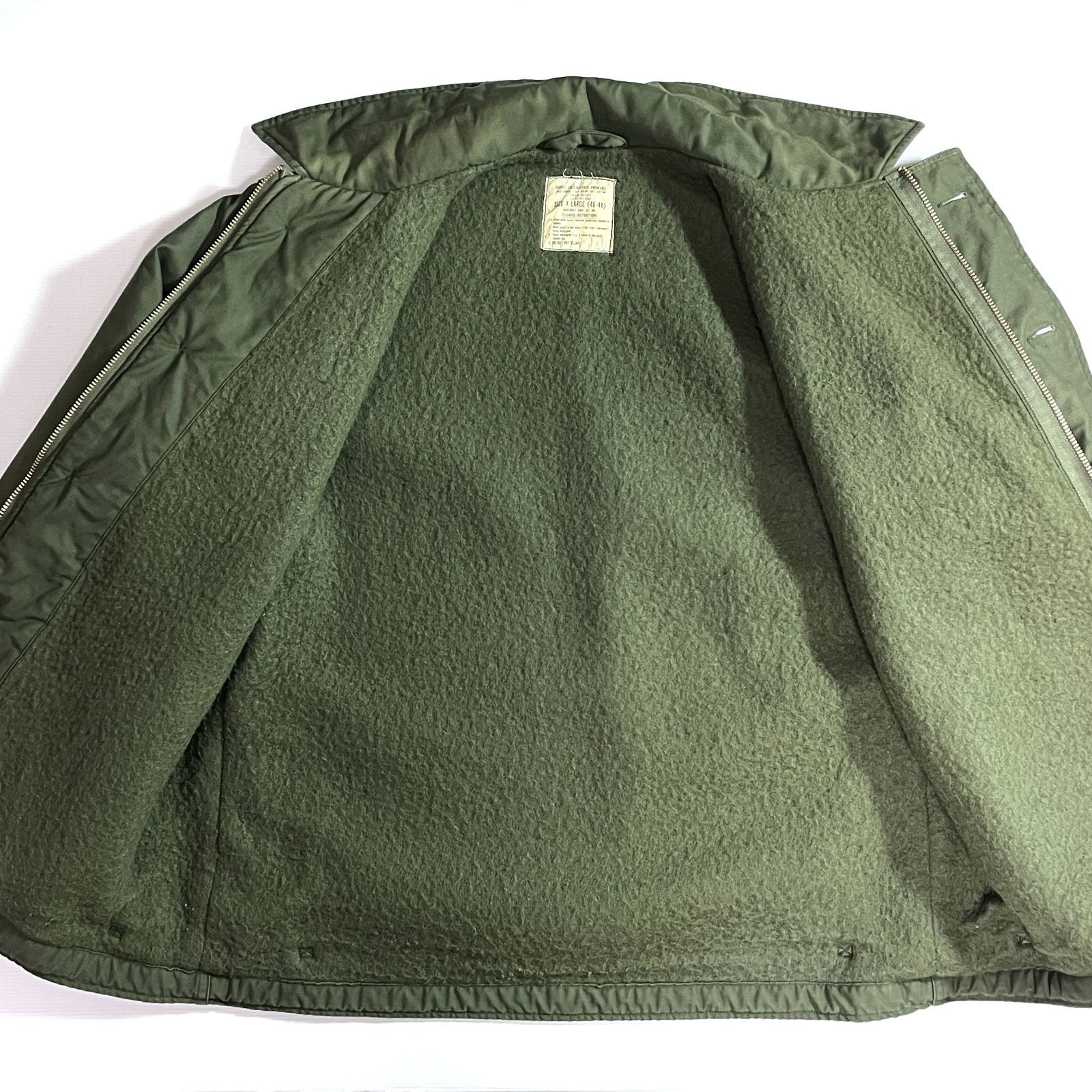 70s 米軍 実物 アメリカ海軍 U.S.NAVY U.S.N. A-2 DECK JACKET A2