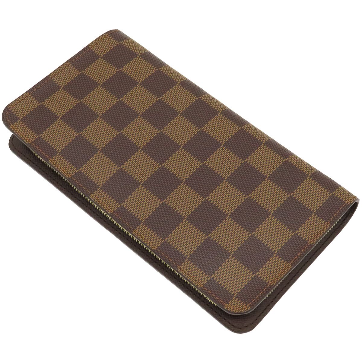 ルイヴィトン LOUIS VUITTON 長財布 ポルトモネジップ ダミエ