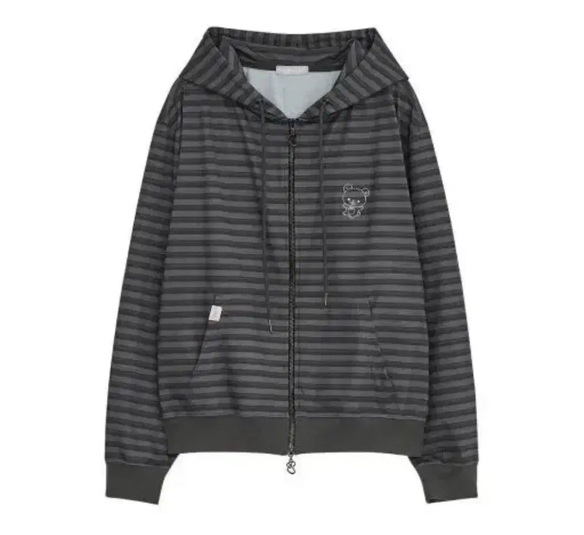 ハグユアースキン コリラックマ フードジップアップ チャコール ジョガーパンツ セット