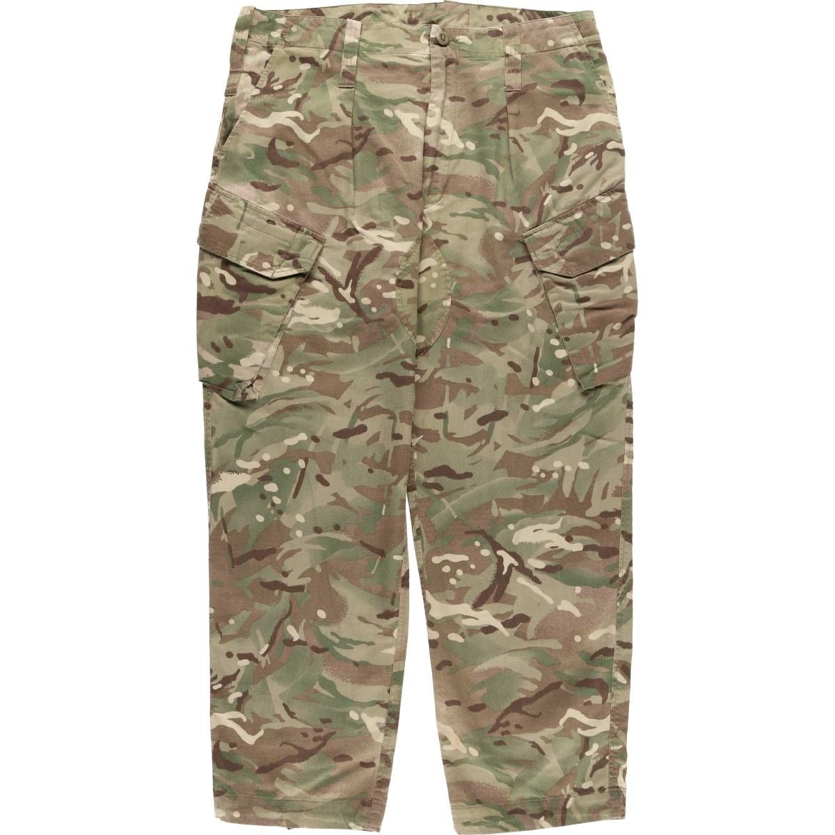 古着 イギリス軍 迷彩柄 MTPカモ ミリタリー カーゴパンツ コンバットパンツ 8085|9500 メンズw37相当|eaa541822