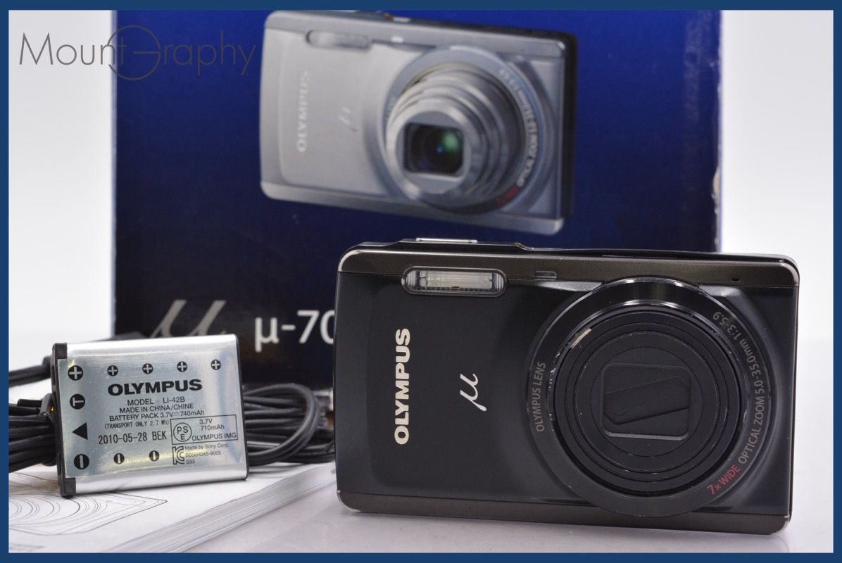 ☆極上美品☆ オリンパス OLYMPUS μ-7050 7x 元箱、バッテリー、取扱