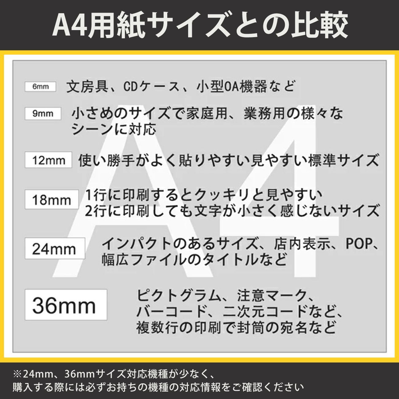 6mm キングジム用 テプラPRO互換 緑テープ/緑地/グリーンテープ 黒文字