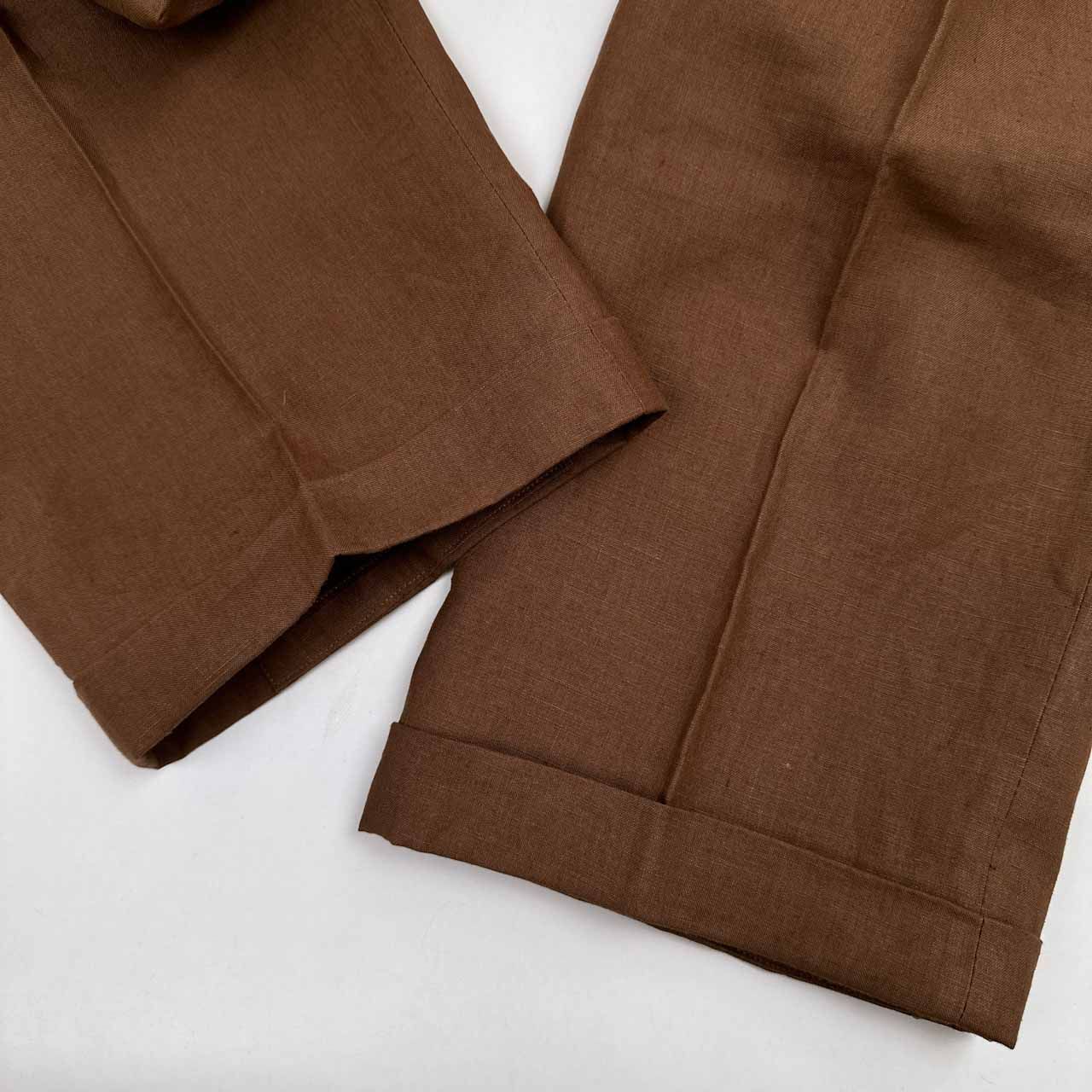 LEONARD スラックス LEONARD レオナール homme paris ツータック スラックスパンツ