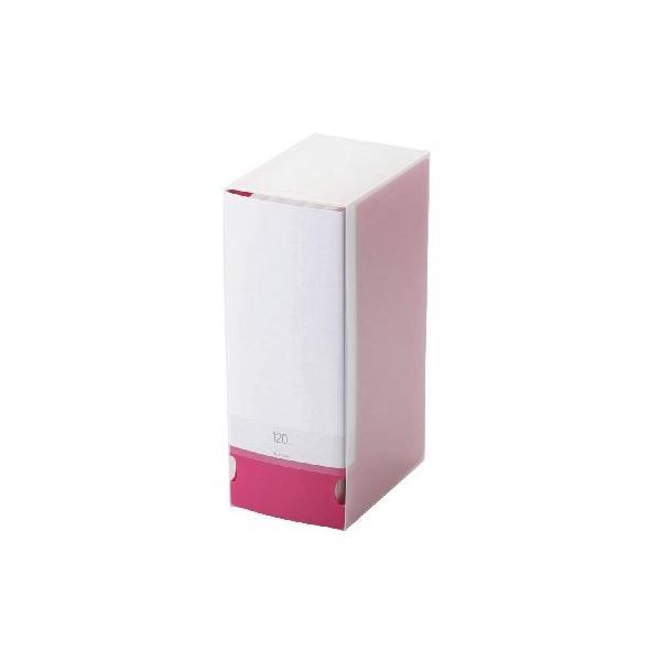 (まとめ)エレコム Blu-ray/DVD/CD用ディスクファイル 12枚収納 CCD-FB120PN