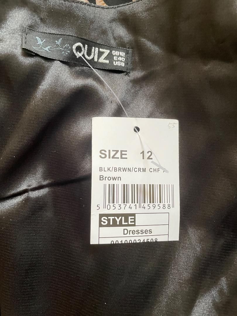 秋冬レオパード柄ブラウンアニマル