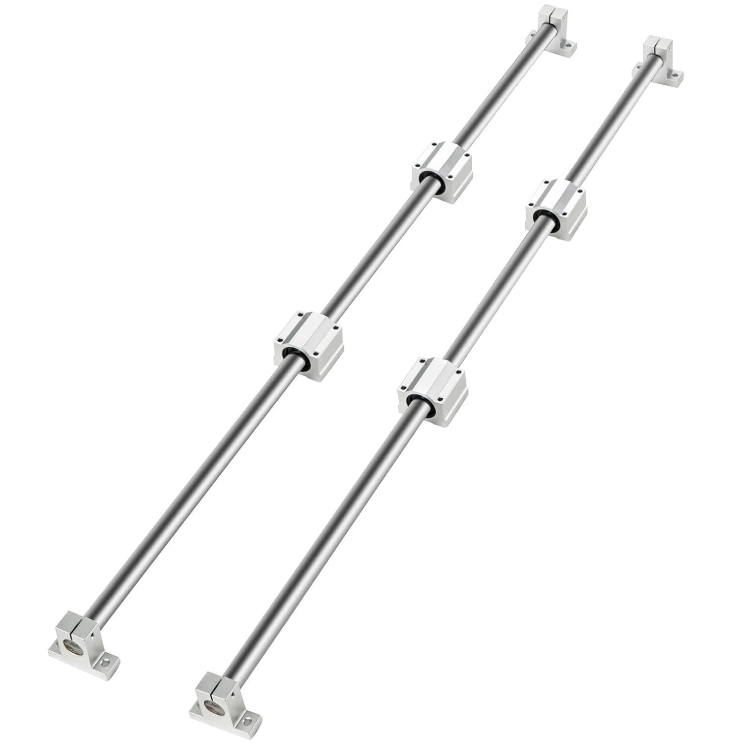 BestEquip リニアレールスライド 2個 20mm x 1000mm リニア
