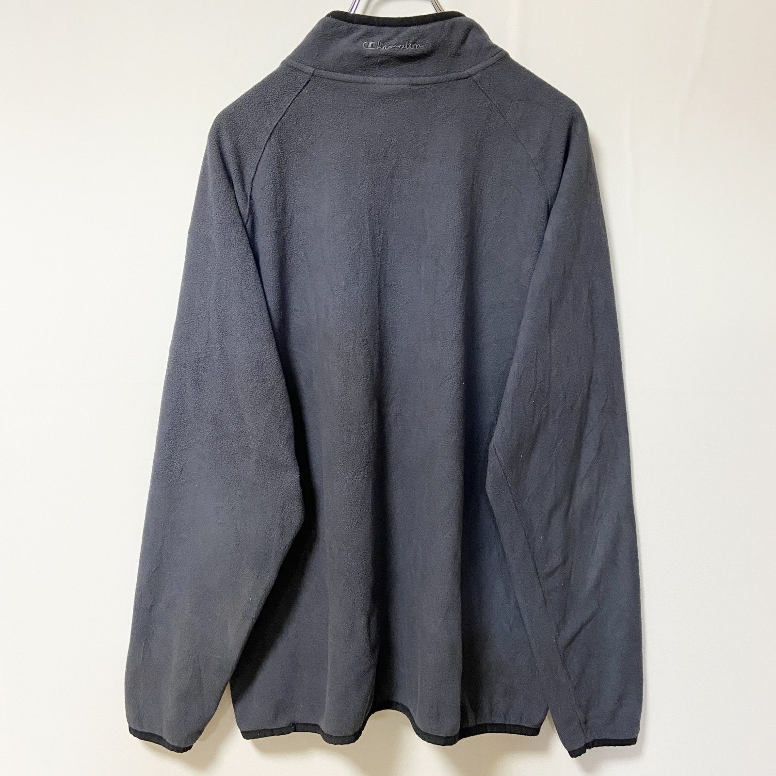古着 used Champion チャンピオン 長袖ハーフジップフリース