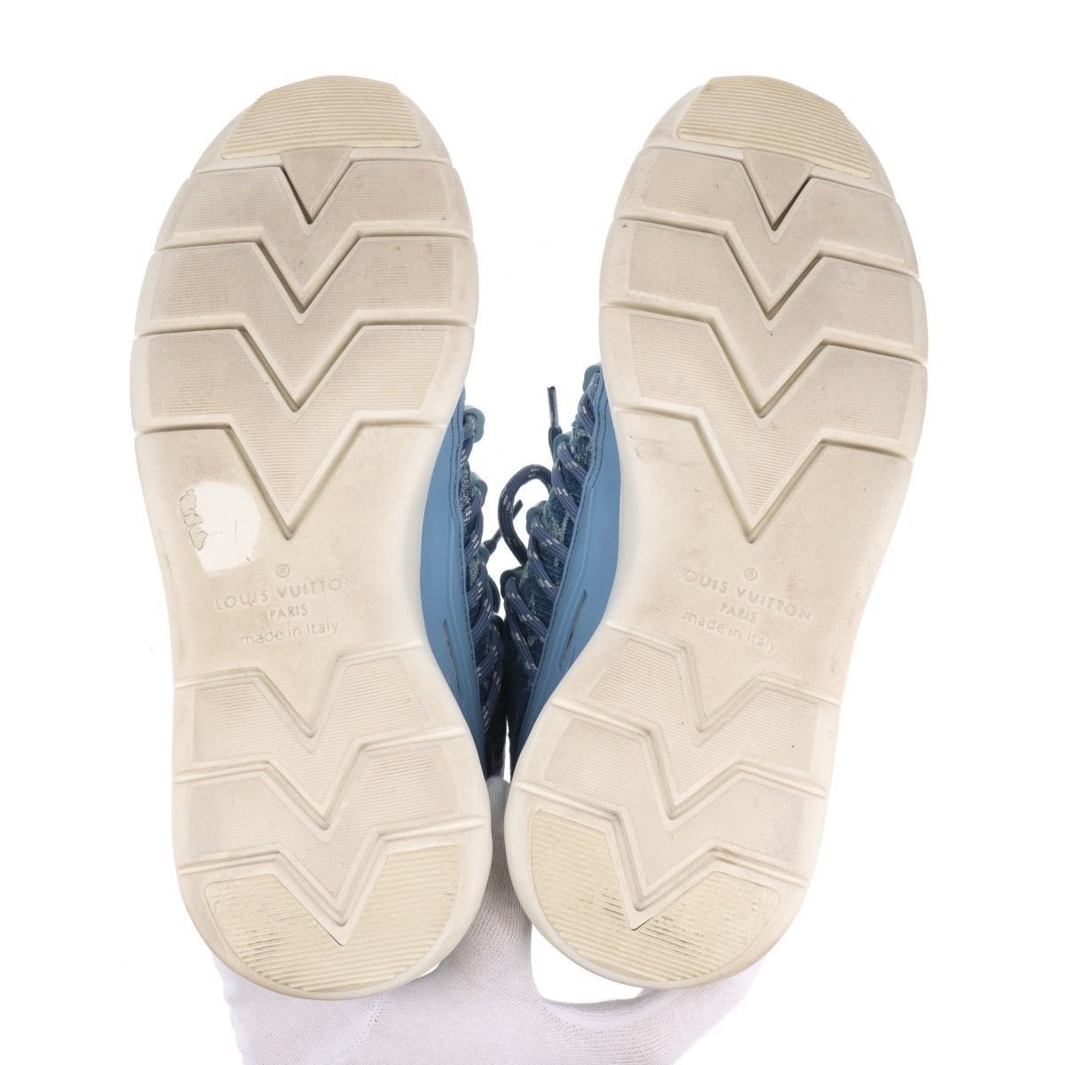 ルイ ヴィトン ファストレーンライン デニム スニーカー size 6 メンズ LOUIS VUITTON ルイヴィトン サイズ:8 ファストレーン・ライン