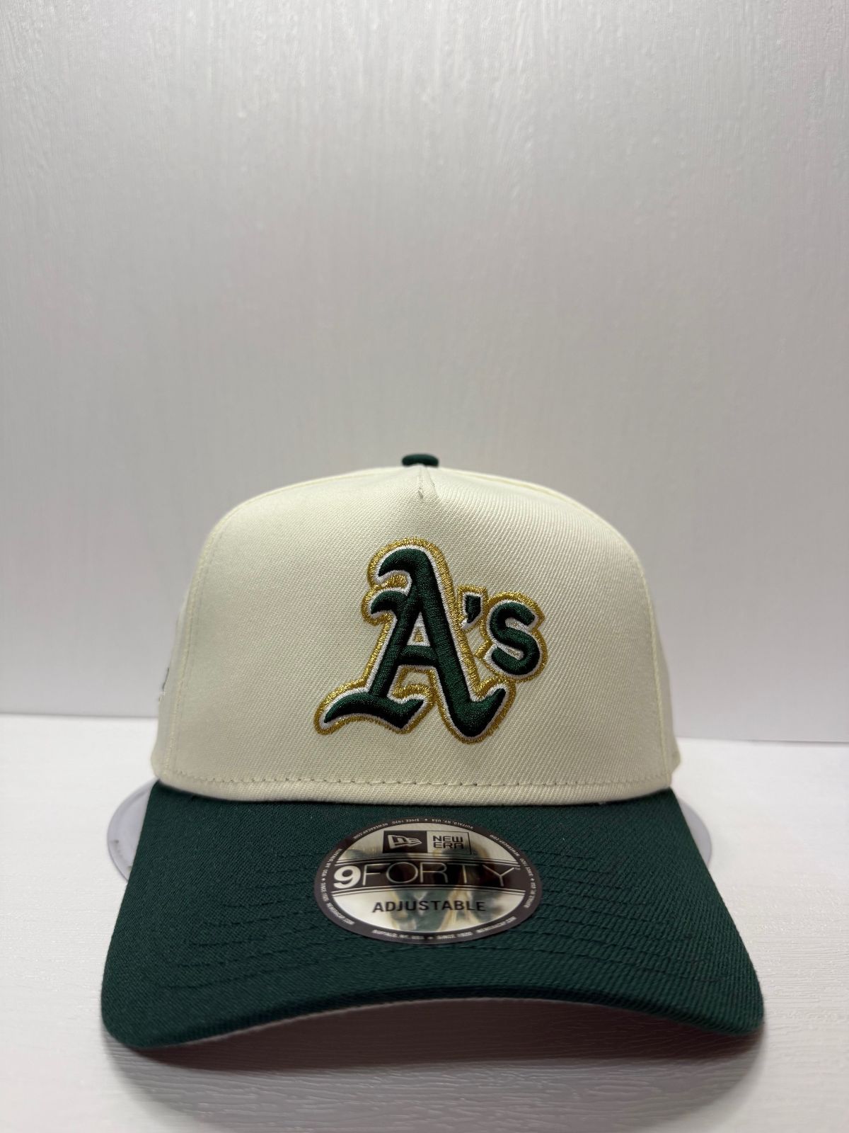 Newera オークランドアスレチックス ワールドシリーズ1989 9 forty A-FRAME スナップバックキャップ ツートン