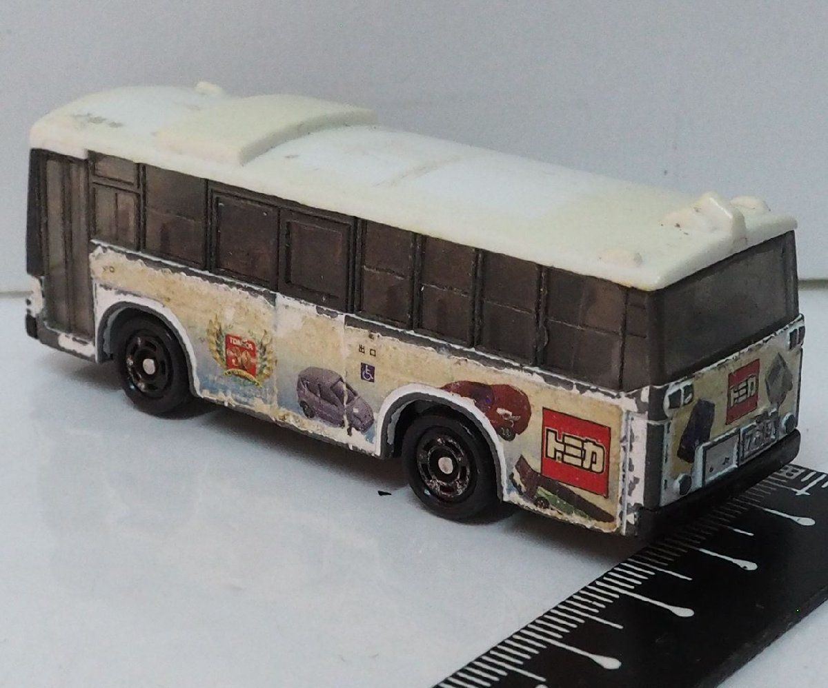 トミカ No.79【三菱ふそう MITSUBISHI FUSO BUS ラッピング バス TOMICA】1/130ミニカー ダイキャスト製■TOMYトミー【中古】送料込