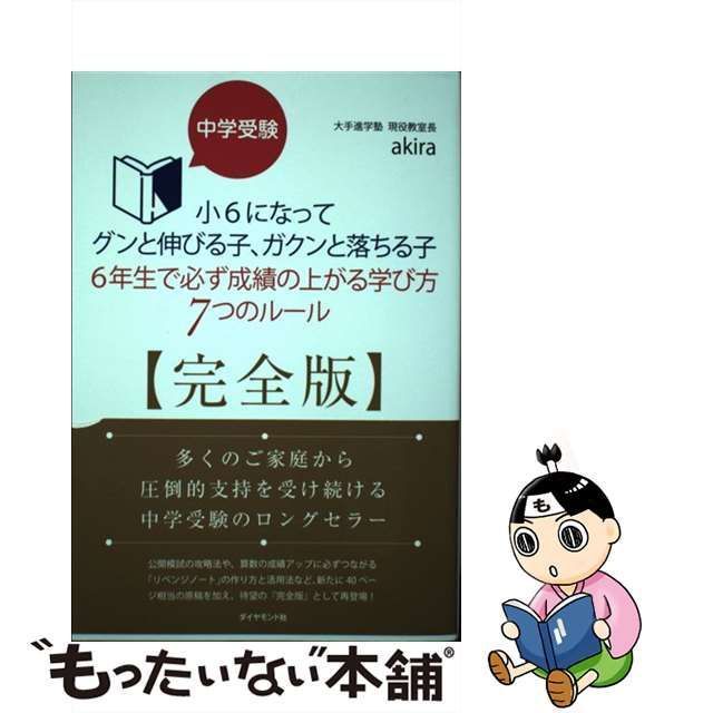 中学受験 小６になってグンと伸びる子、ガクンと落ちる子 ６年生で必ず