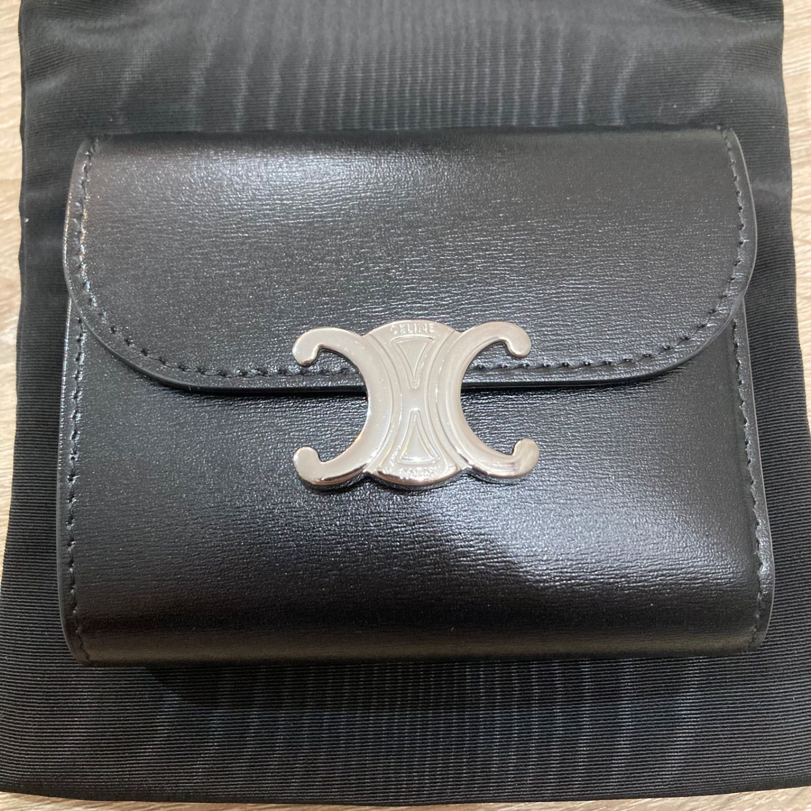 CELINE セリーヌ トリオンフ 三つ折り財布 スモールウォレット