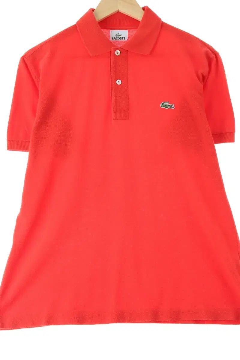 【HOT，格安】 （ M ） LACOSTE(ラコステ) 半袖 カラー Tシャツ オレンジ オールドスクール- 14627 Tシャツ