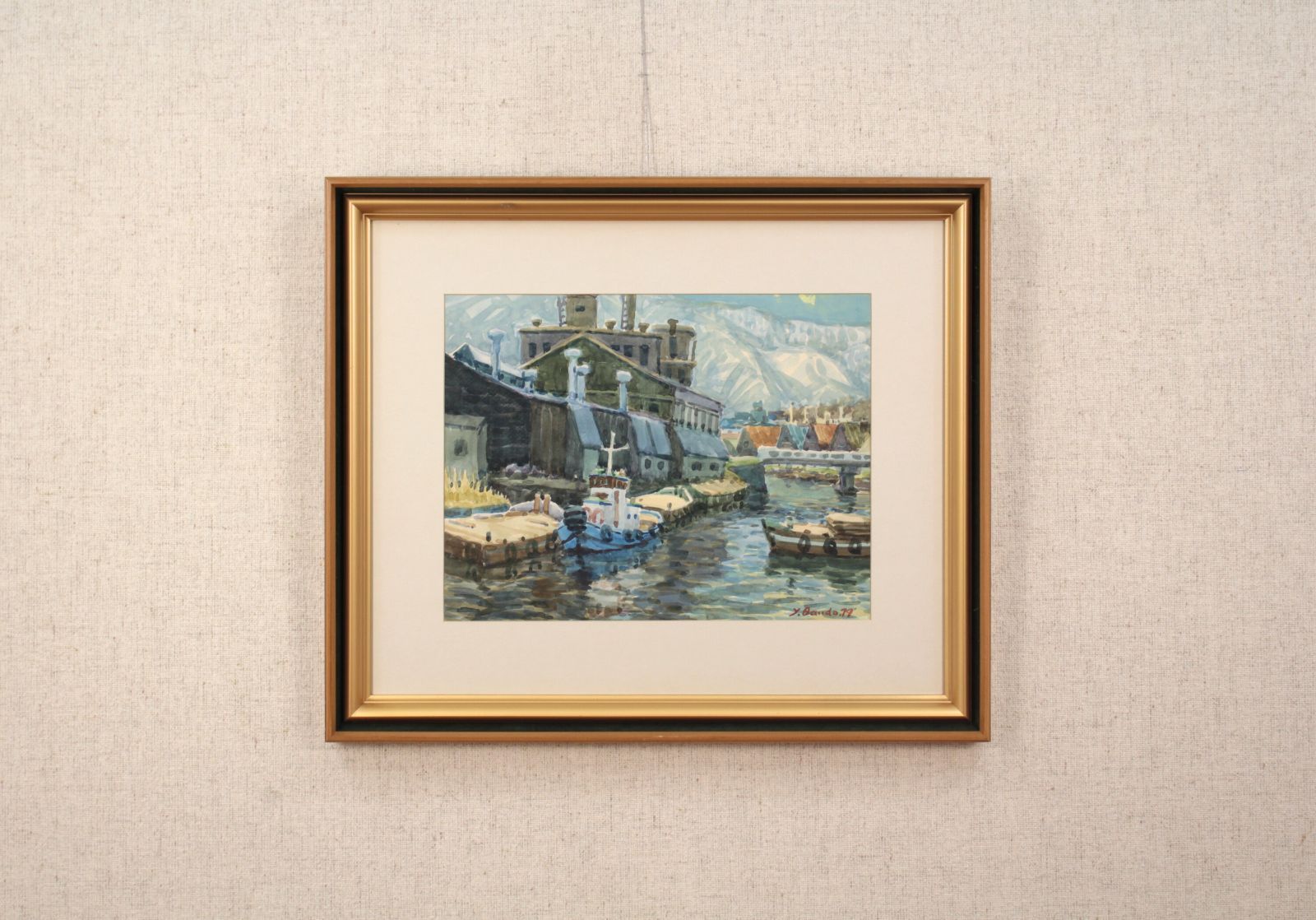 坂東義秋『小樽運河』水彩画【真作保証】 絵画 坂東義秋『小樽運河』水彩画【真作保証】 絵画 - メルカリ