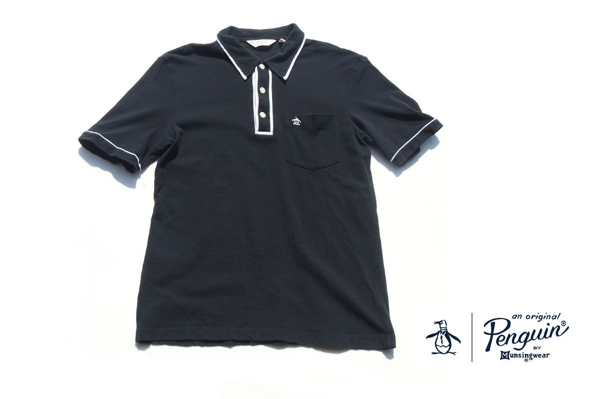 中古マンシングウェア｜Munsingwear｜Penguin｜パイピング半袖