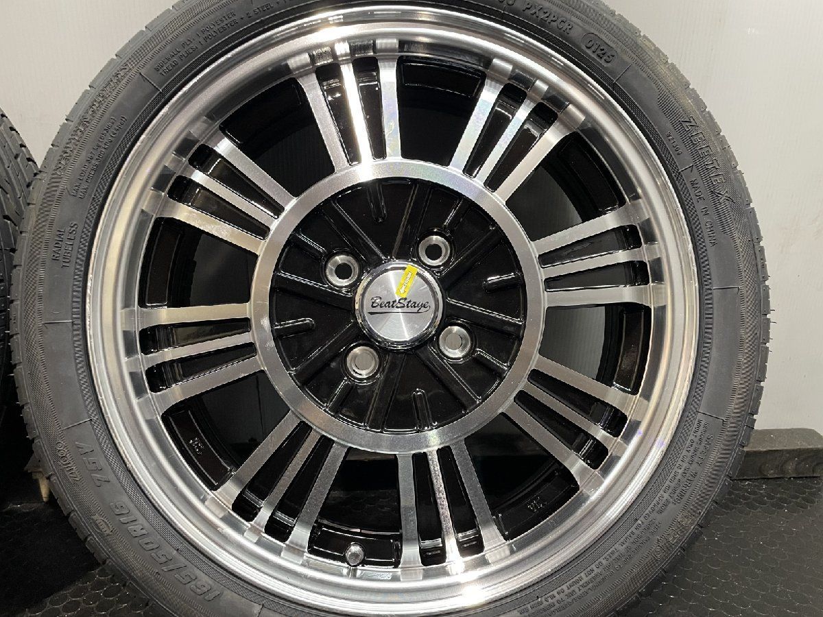 新品 24年製 バランス済【ZEETEX ZT1000 165/50R16 75V】夏タイヤ【BLEST BeatStage 16インチ 5J4HPCD100+45】ブラポリ N-BOX等　(MTD025)クレジットカード QRコード決済可能 新品 24年製 バランス済【ZEETEX ZT1000 165/50R16 75V】夏タイヤ