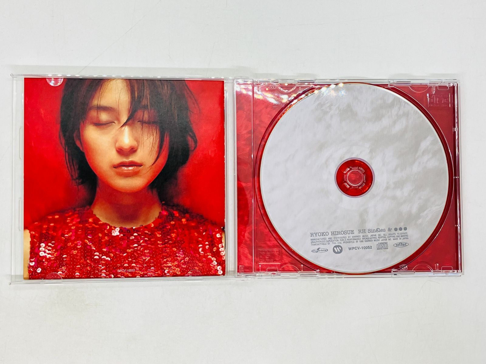 CD 広末涼子 RH Singles RYOKO HIROSUE / スリーブ付き ツメ緩い